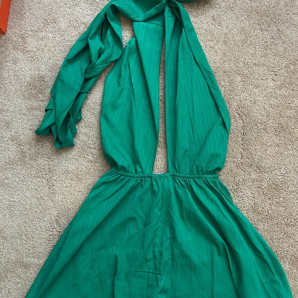 Women’s Green Halter-top Romper